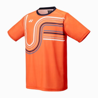Yonex Sport T-shirt Practice Print 16747 (100% Polyester) 2025 orange men’s